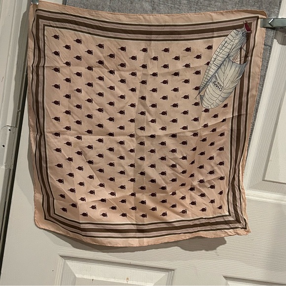 Chaps Ralph Lauren Vintage Pocket Square Silk - Picture 2 of 7